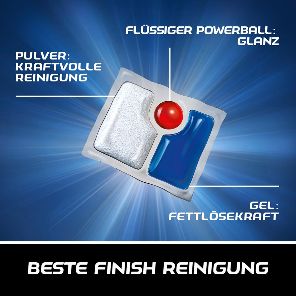 Viên Rửa Chén Bát Finish Quantum Ultimate Túi 60 Viên - Nhập khẩu từ Đức