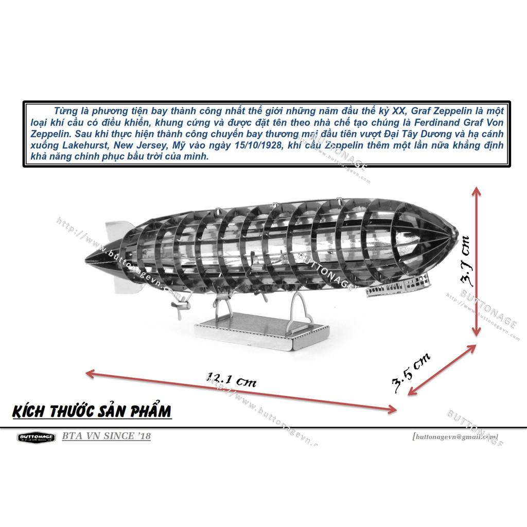 Mô Hình Lắp Ráp 3d Khí Cầu Zeppelin