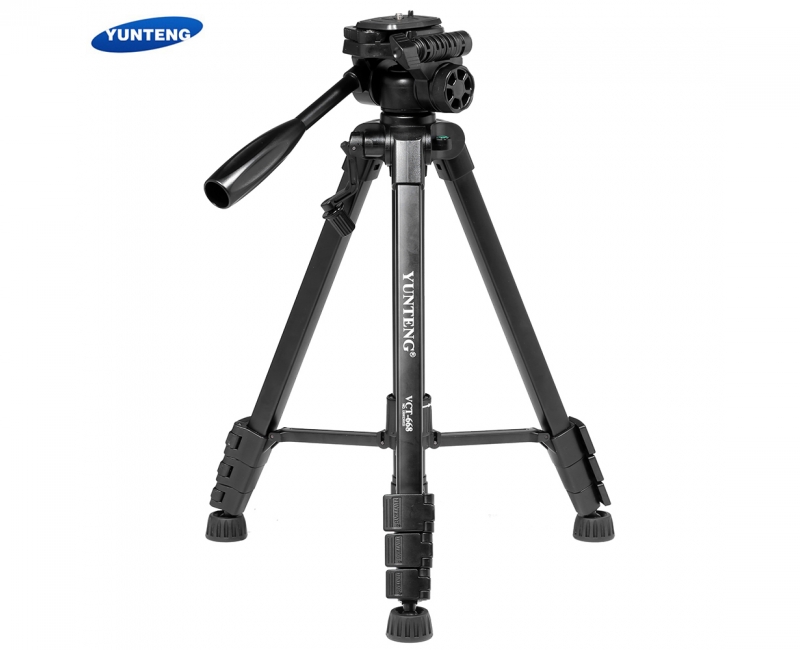 Chân Máy Ảnh Tripod Yunteng VCT - 668 - Hàng Nhập Khẩu