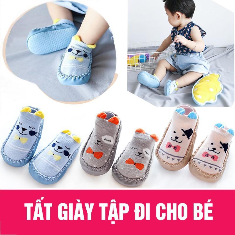 Set 3 đôi giầy tập đi chống trượt cho bé