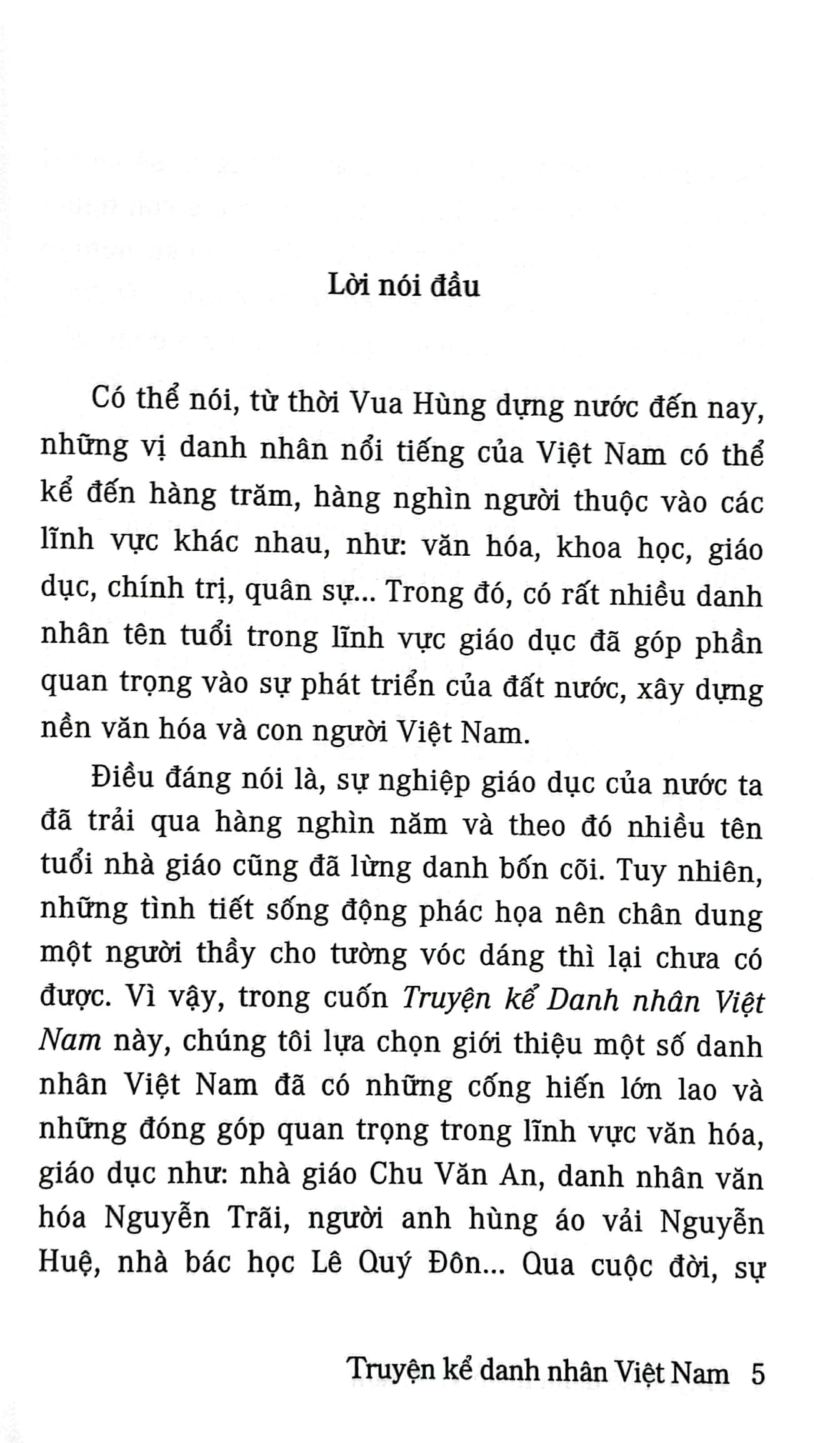 Truyện Kể Danh Nhân Việt Nam (Tái Bản 2020)