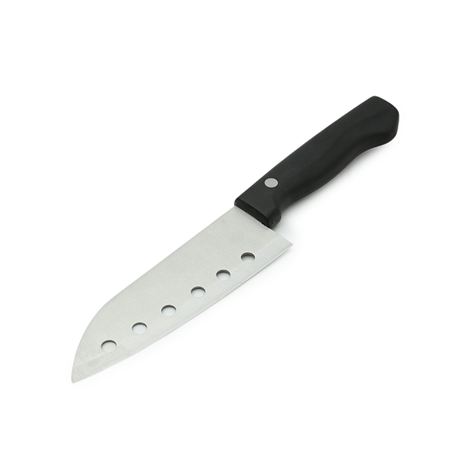 Dao inox có lỗ sắc bén, tay cầm nhựa cao cấp PP tiện lợi - Japan