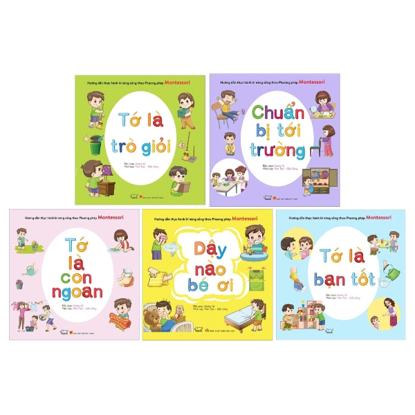 Combo Dạy Con Theo Montessori - Cho Bé 2-6 Tuổi (Bộ 5 Cuốn)