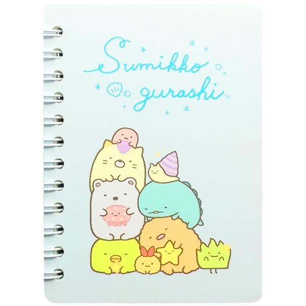 Sổ Lò Xo Bỏ Túi Kẻ Ngang Sumikko Gurashi - Magic Channel SG-01-175-B - Màu Xanh Da Trời