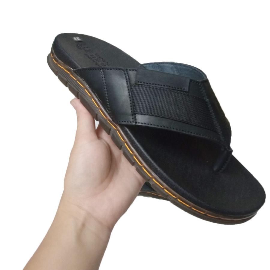 dép kẹp nam da bò cao cấp D203 đế sieu nhẹ kiểu dáng thời trang cực hot