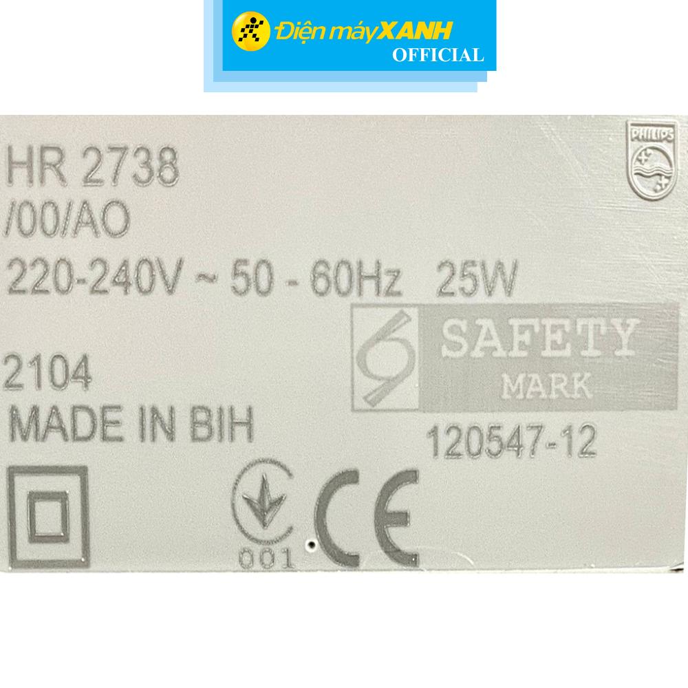 Máy vắt cam Philips 25W HR2738 - Hàng Chính Hãng