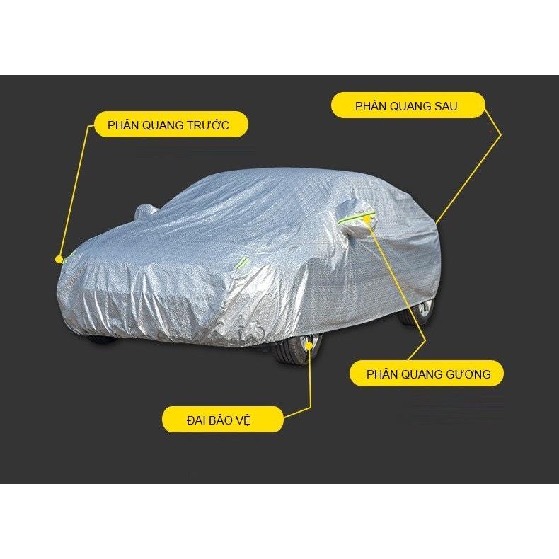 Bạt Phủ Ô Tô #Chevrolet CRUZE - CAO CẤP 3 LỚP Tráng Bạc Cách Nhiệt, Chống Nước, Chống Trộm Gương