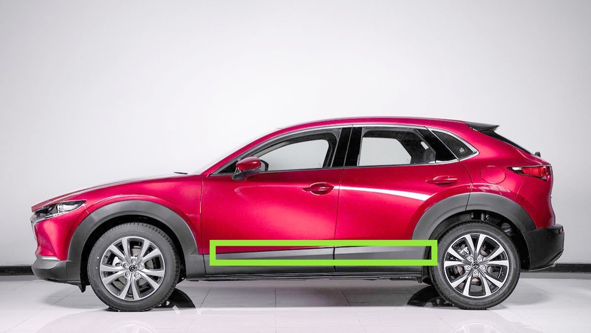 Nẹp Sườn Mazda CX30 - Nẹp Trang Trí Sườn Xe Mazda CX30