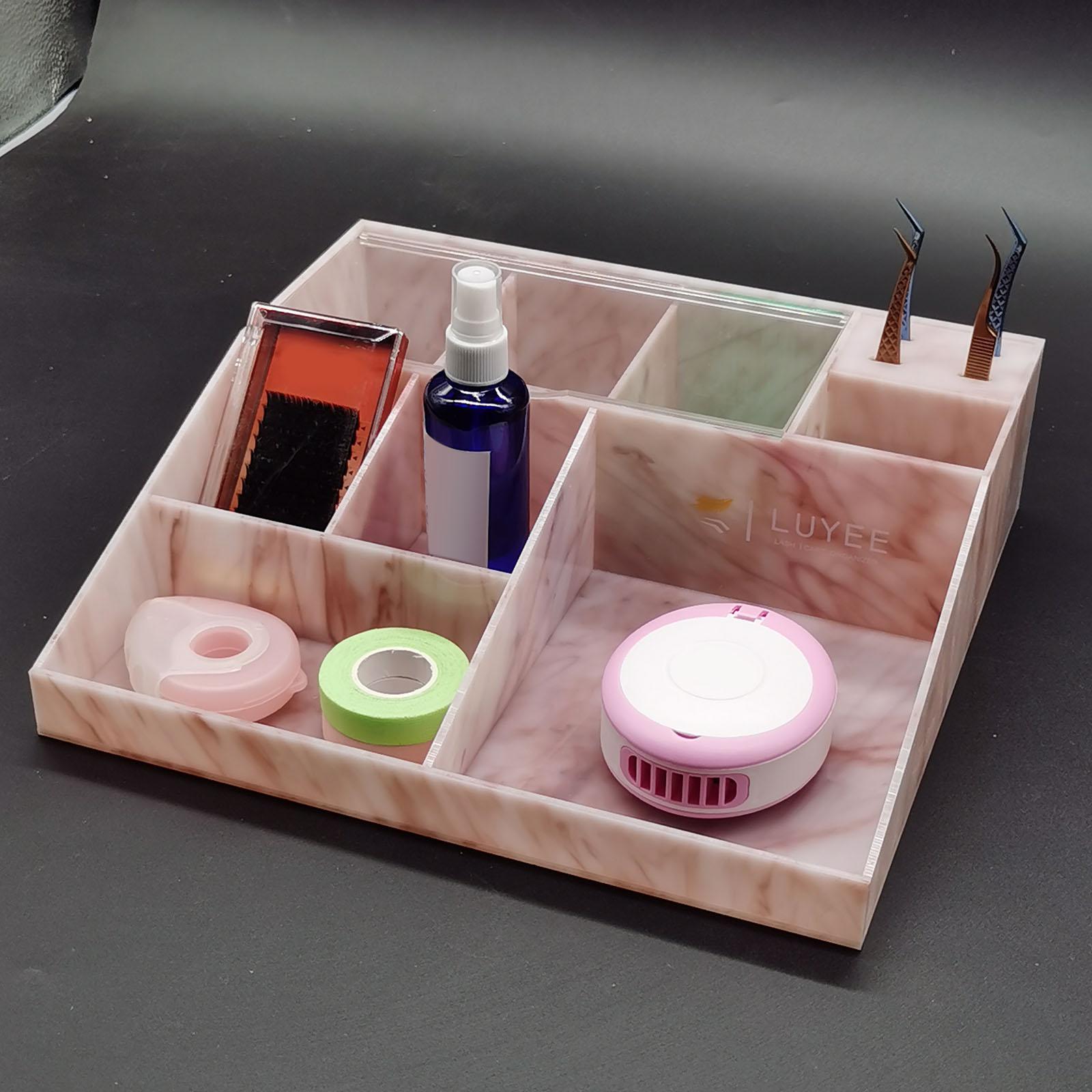 Eyelash Extension Supplies Accessories Tools Organizer Storage Box Stand, Display Storage Box Shelf Holder