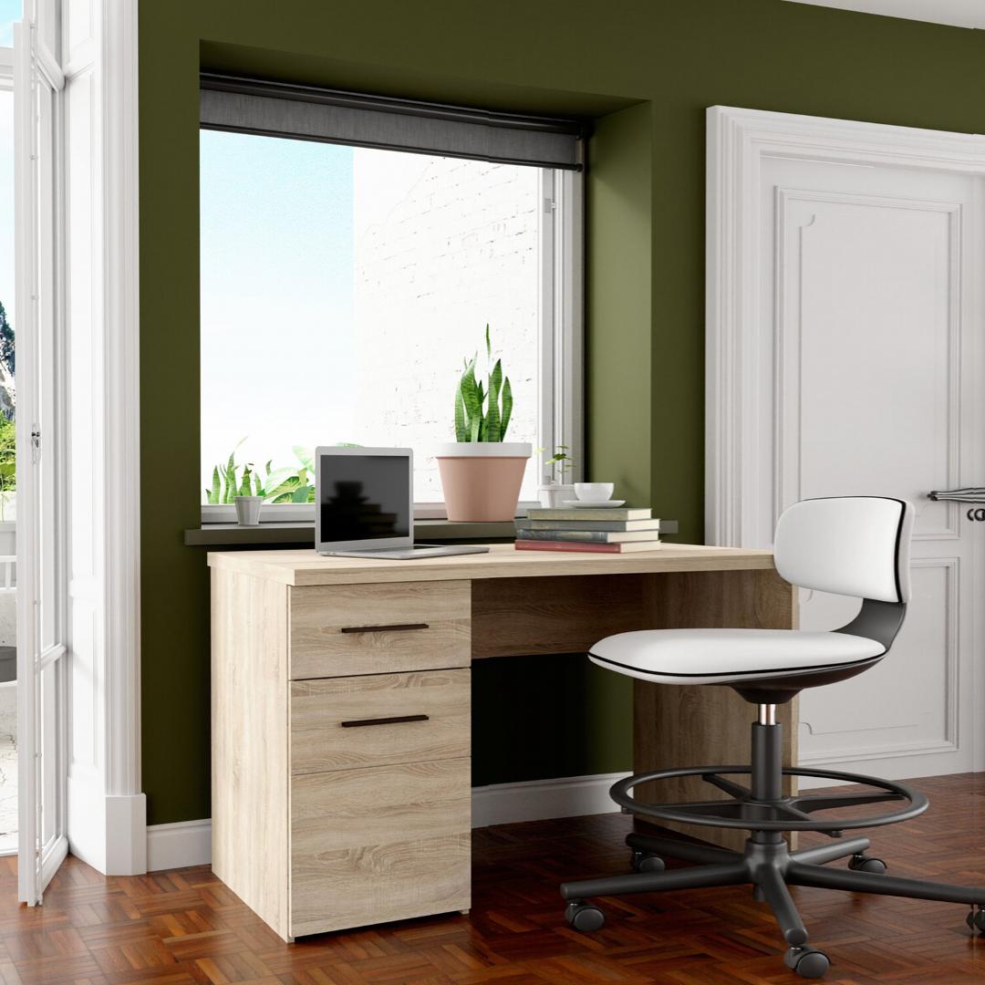 Bàn làm việc, bàn học gỗ hiện đại SMLIFE Davy | Gỗ MDF dày 17mm chống ẩm | D120xR60xC75cm