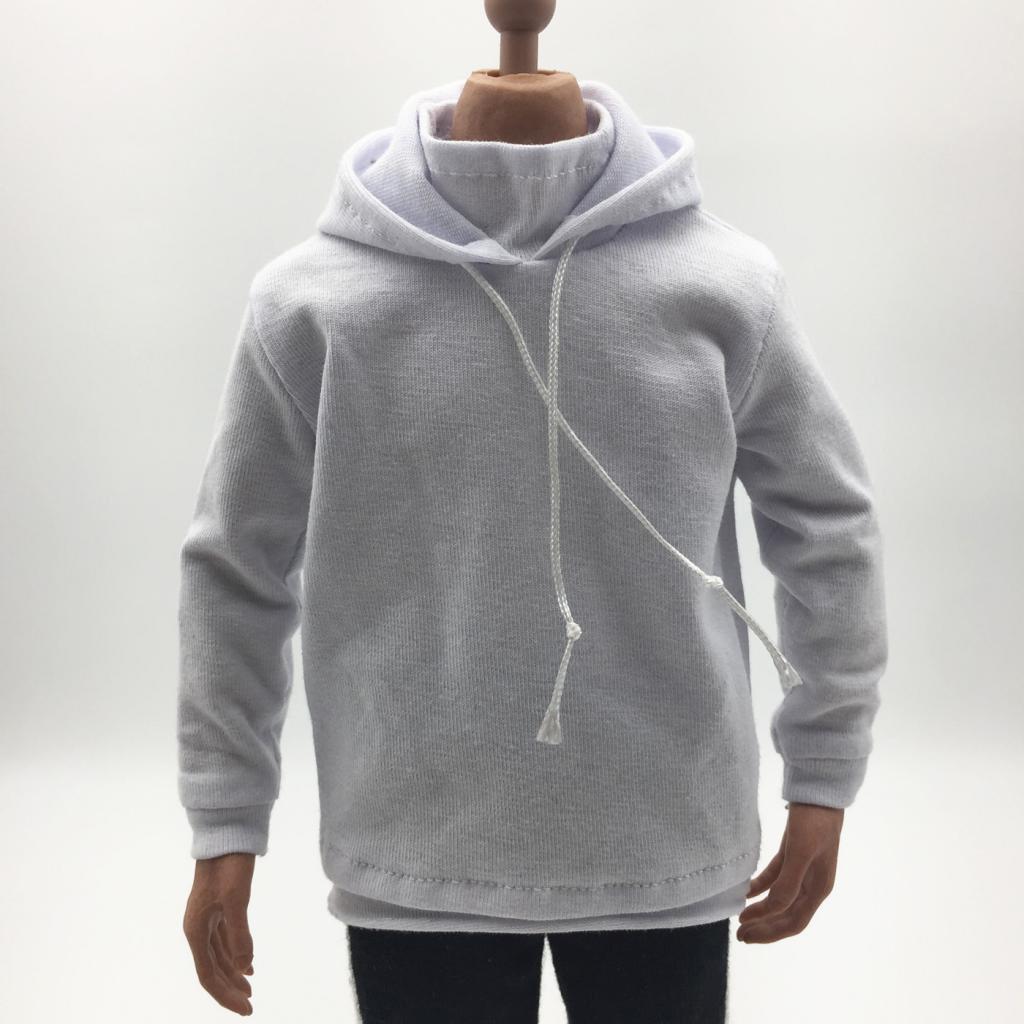 1/6 Quy Mô Nam Hoodie Nỉ cho Rồng Đồ Chơi Hot 12 ''Hình Hành Động Trắng