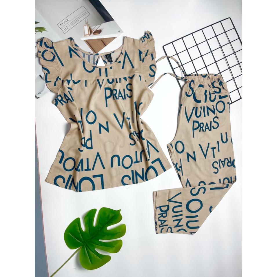Đồ bộ tole F21 dài cánh tiên