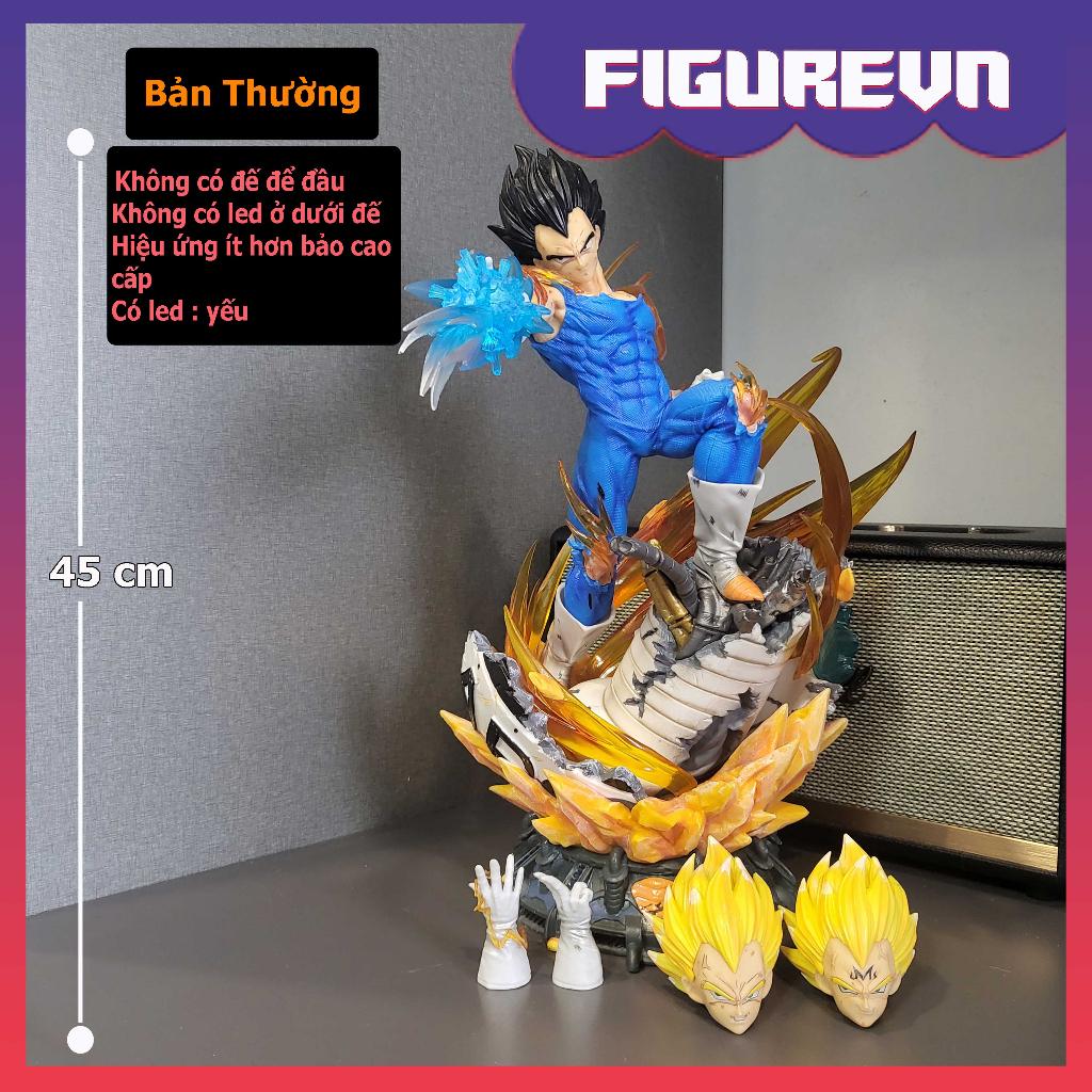 Figure / Mô hình Vegeta chiến đấu 3 đầu 45 cm có LED - Dragon Ball