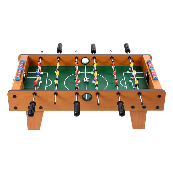 Đồ Chơi Bàn Bi Lắc Bóng Đá Table Top Foosball (Gỗ) - Bản Cao Cấp 6 Tay Cầm