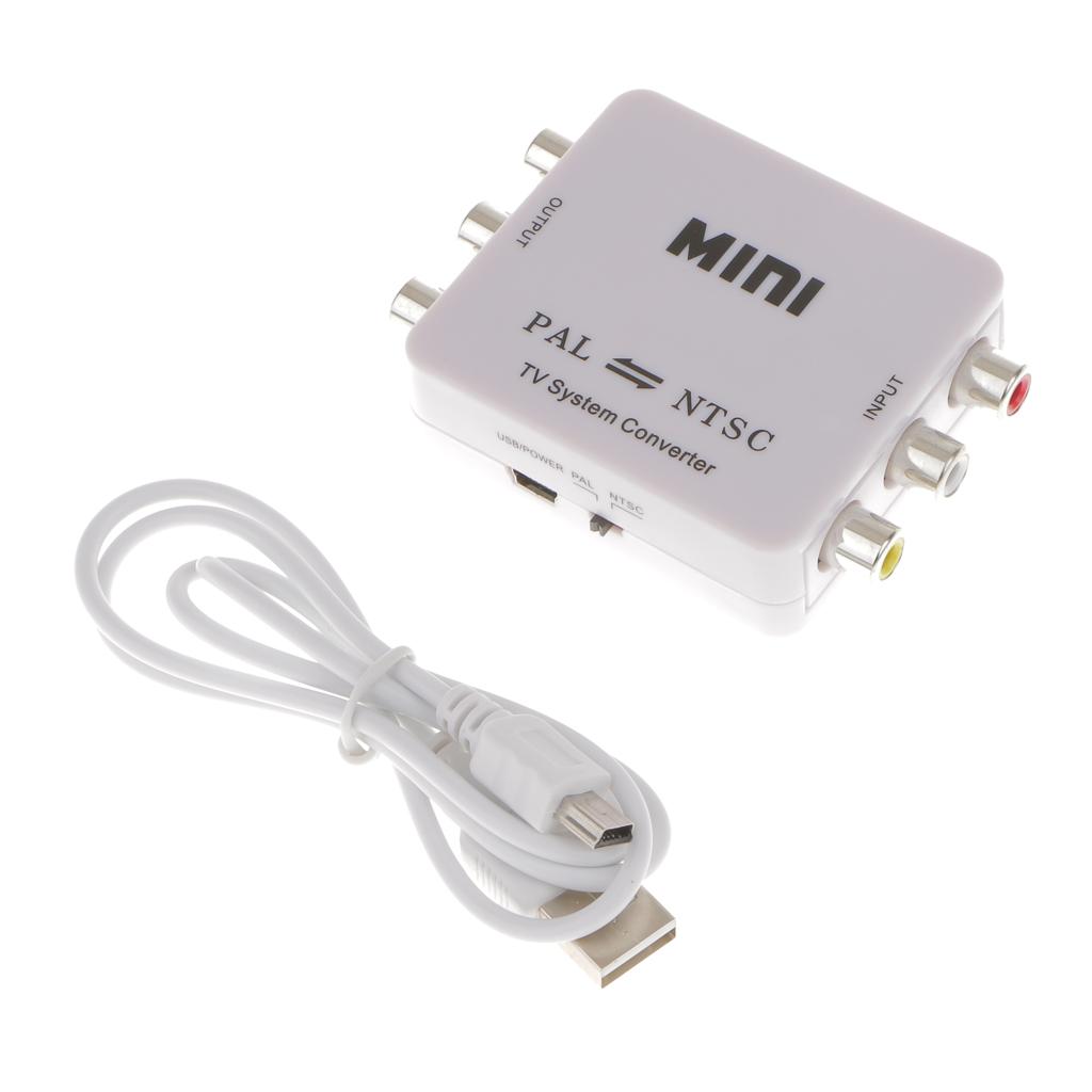 PAL/NTSC/SECAM to PAL/NTSC MINI Bi-directional TV System Switcher Converter
