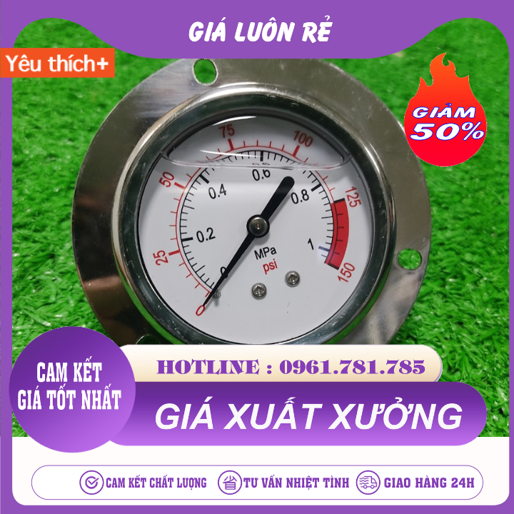 Đồng Hồ Áp Suất Chân Sau 10Kg
