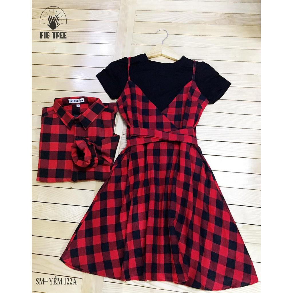 Combo đầm mẹ và bé mã 122A