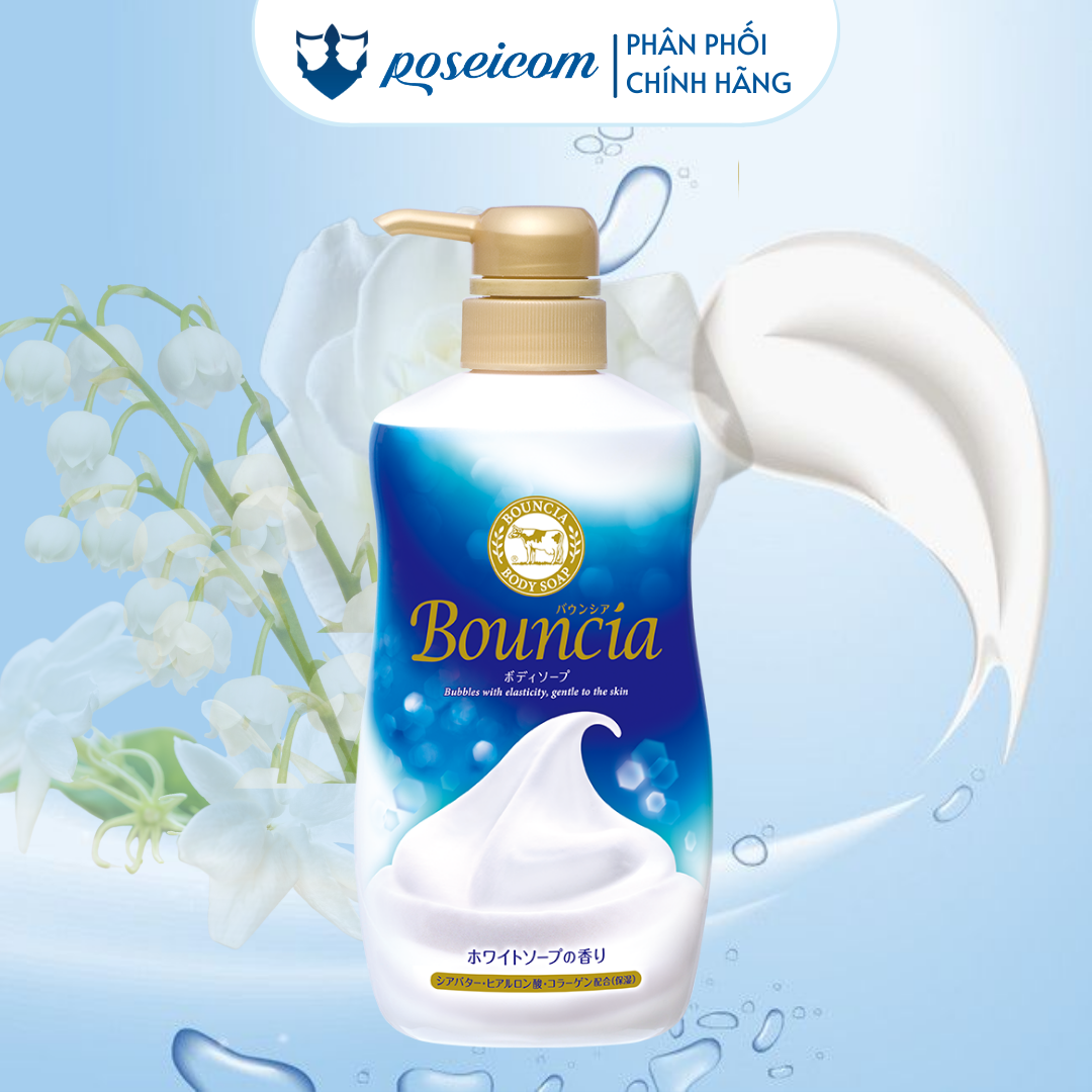 Sữa tắm bouncia xanh 550ml - 4901525008259