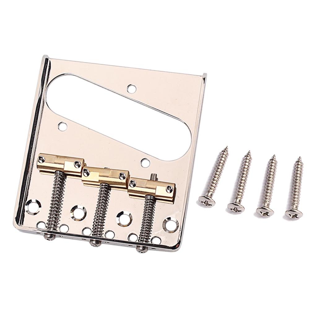 Vintage Phong Cách Cố Định Đàn Guitar Điện Cầu Đồng Yên Ngựa TL Cầu
