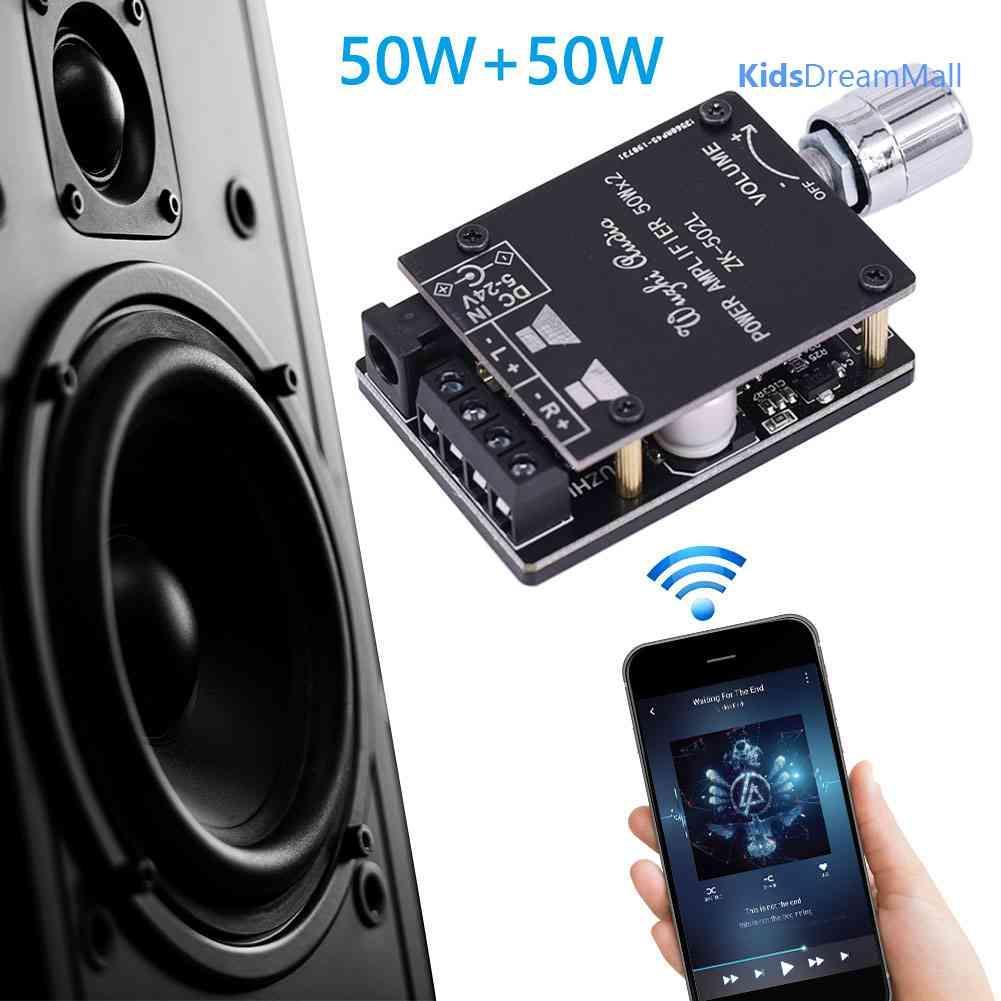 Mới Mạch Khuếch Đại Công Suất Kỹ Thuật Số ZK-502L Bluetooth-compatible 5.0