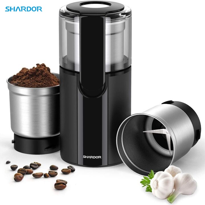 Máy xay hạt cà phê và gia vị đa năng Shardor CG628B công suất 200W - Hàng nhập khẩu