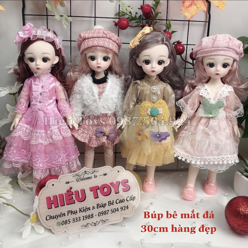 Búp Bê 30cm Có Khớp Cử Động Linh Hoạt Váy Phụ Kiện Đẹp Mẫu Mới Hot 2021 Đồ Chơi Cho Bé Gái