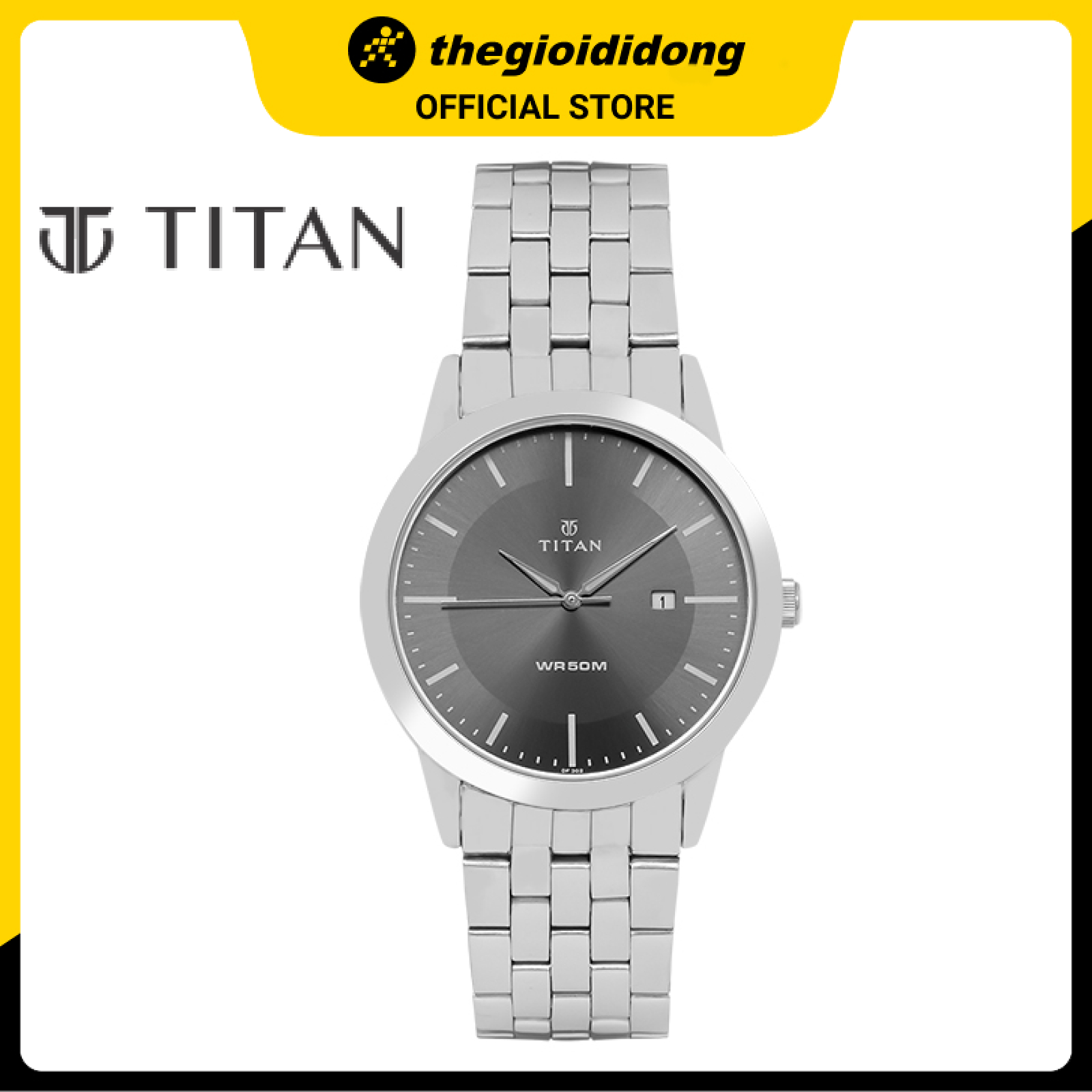 Đồng Hồ Nam Dây Kim Loại Titan 1584SM04