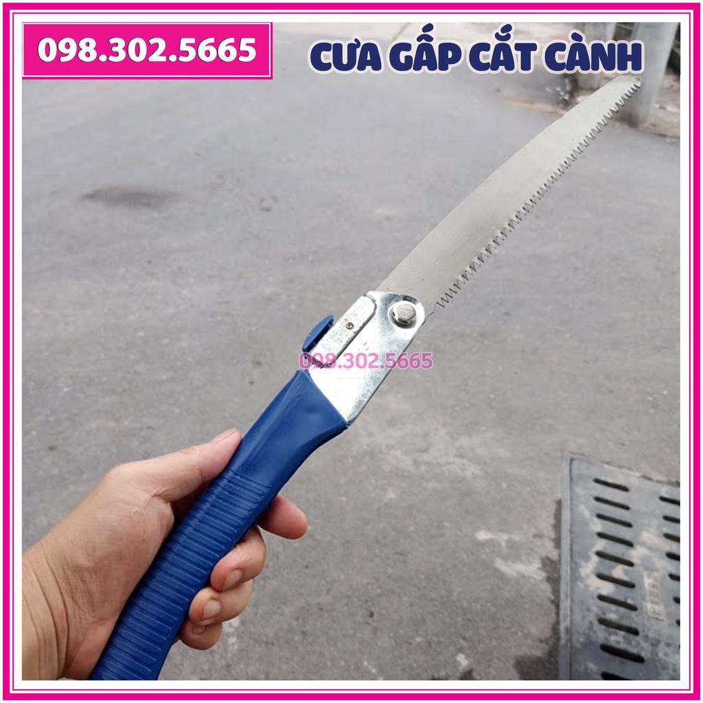 Cưa gấp cắt cành, Cưa mini cắt cây cảnh, tay gấp gọn - dụng cụ làm vườn