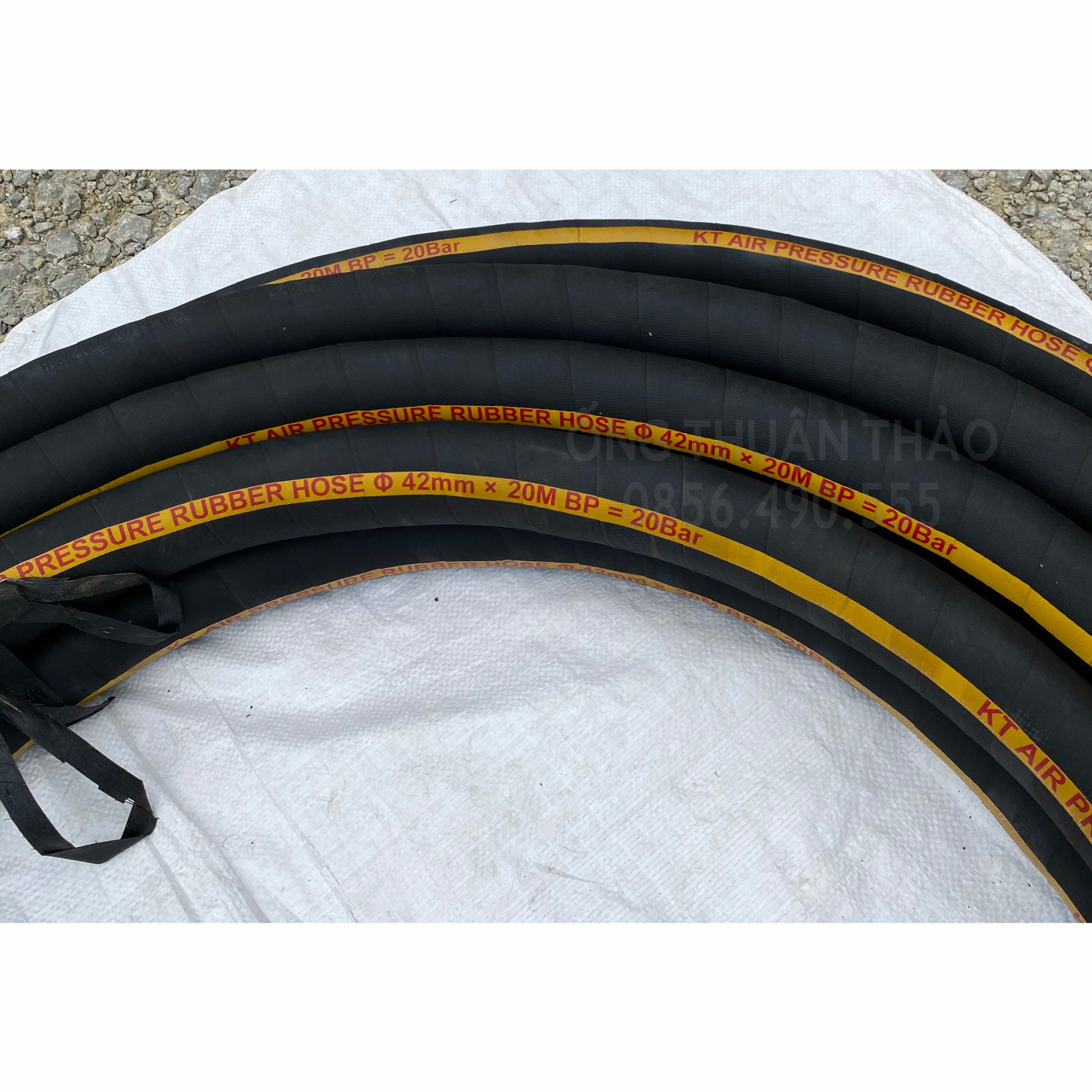Ống Cao Su Bố Vải Phi 42mm CUỘN 20 MÉT- Hàng Nhập Khẩu - Ống Thuận Thảo