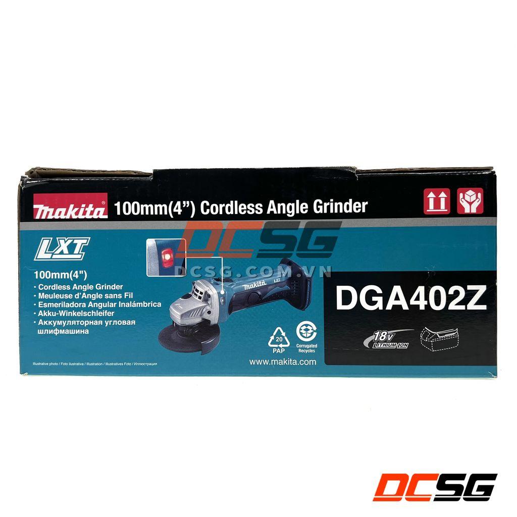 Máy mài góc dùng pin 18v Makita DGA402Z (thân máy, không pin sạc)