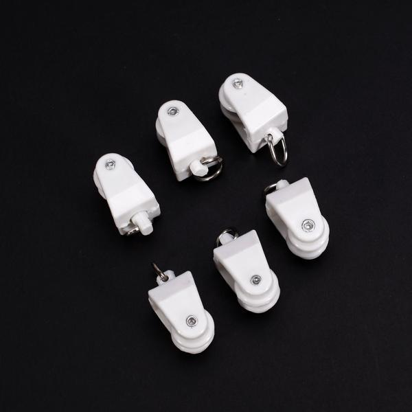 10pcs Curtain Track Glider Drape Rail Runner Gliding Hanger for Hotel