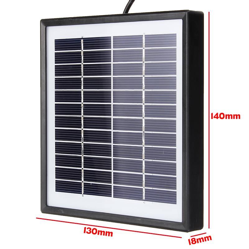 Bảng điều khiển năng lượng mặt trời đa tinh thể di động mini 12V 10W 220MA bằng nhựa x Cáp giao diện DC cho bộ sạc pin điện thoại Moblie trên ô tô Màu sắc: 4 CÁI