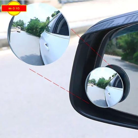Gương Cầu Lồi Ô Tô Chỉnh 360 Độ Loại 1 MR.ÔTÔ Gắn Kính Chiếu Hậu Xe Hơi Mở Rộng Góc Nhìn, Xoá Điểm Mù Sáng Rõ GCL001