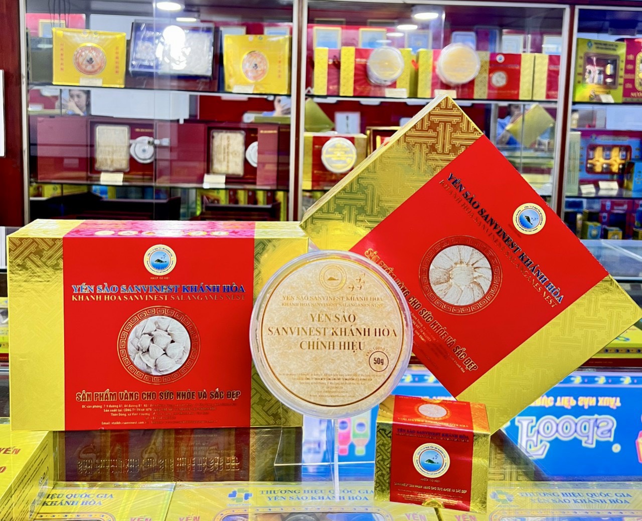 YẾN SÀO SANVINEST KHÁNH HÒA CHÍNH HIỆU TINH CHẾ - HỘP 50 GRAM