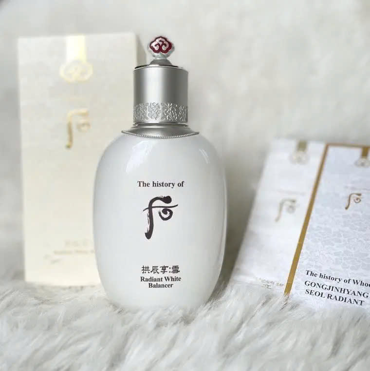 Nước Hoa Hồng Dưỡng Trắng Whoo Gongjinhyang Seol Radiant White Balancer 150ml