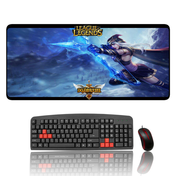 Miếng lót chuột lớn gaming liên minh huyền thoại (70 x 30 cm) - Giao mẫu ngẫu nhiên