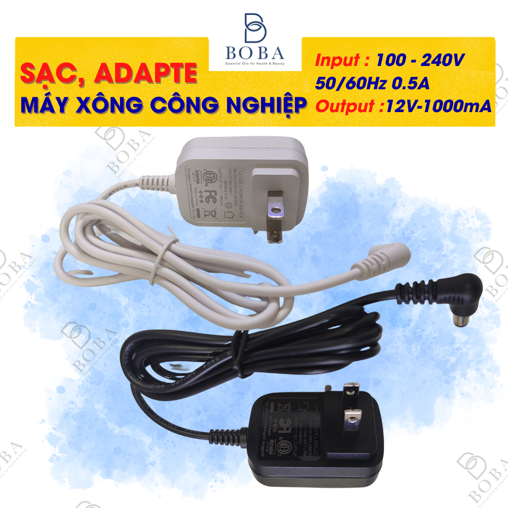 Sạc, Adapter Chuyên Dụng Cho Máy Xông Công Nghiệp, Phun Tinh Dầu Trực Tiếp, Nguồn Máy CN