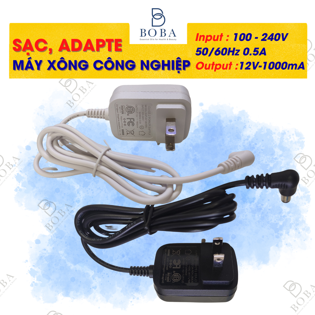 (HCM) Sạc, Adapter Chuyên Dụng Cho Máy Xông Công Nghiệp, Phun Tinh Dầu Trực Tiếp, Nguồn Máy CN