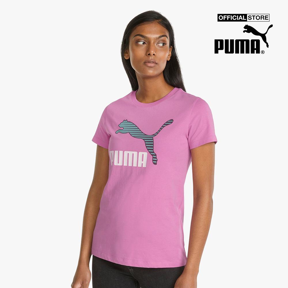 PUMA - Áo thun nữ tay ngắn Classics Logo Interest 534705