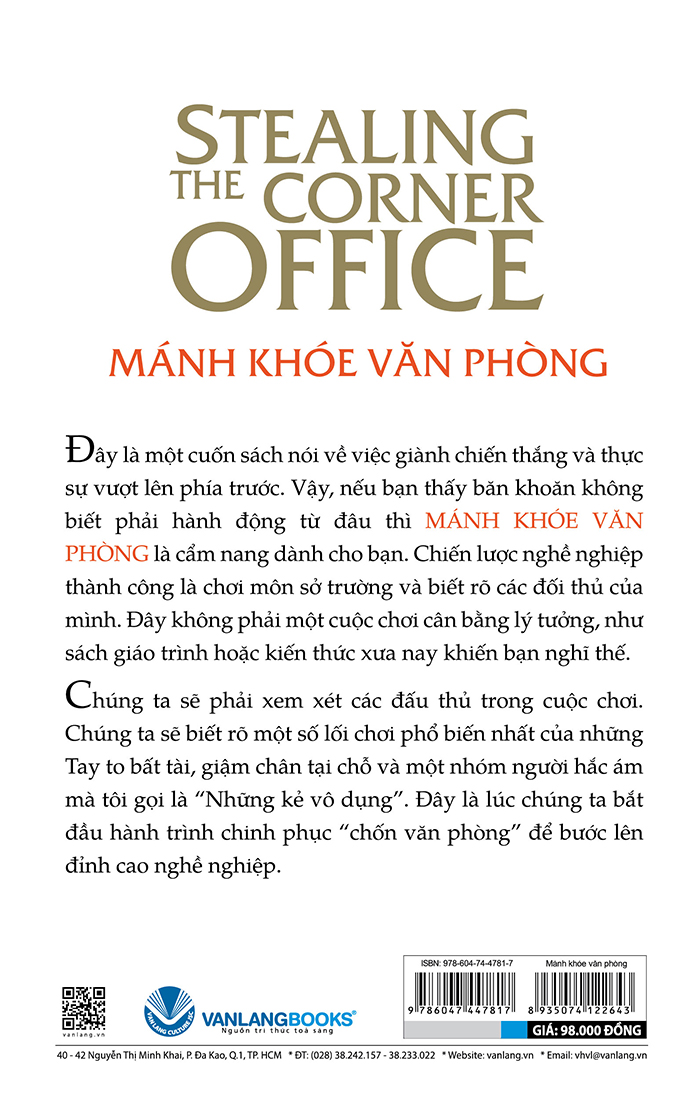 Mánh Khóe Văn Phòng - Vanlangbooks