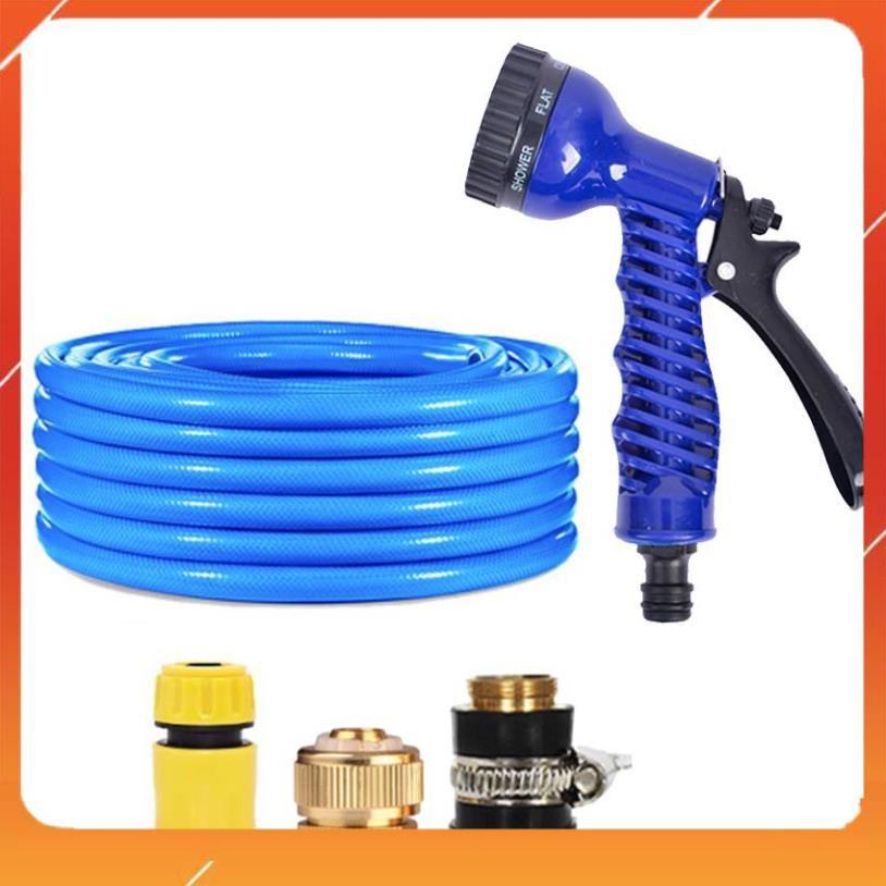 Bộ dây và vòi xịt tăng áp lực nước,rửa xe, tưới cây 7-10m 206843