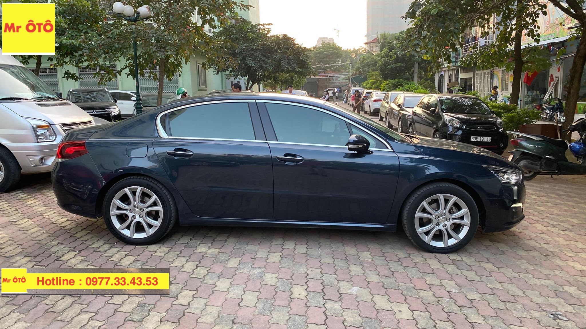 Rèm Che nắng xe Peugeot 508 loại 1 có hút nam châm, Vải dày dặn, chống nắng tuyệt đối, dễ dàng lắp đặt