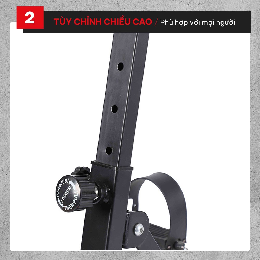 Xe đạp tập thể dục tại nhà, trị liệu, phục hồi chức năng chính hãng GoodFit GF005PE có bánh răng mát-xa, đồng hồ đếm số tự động