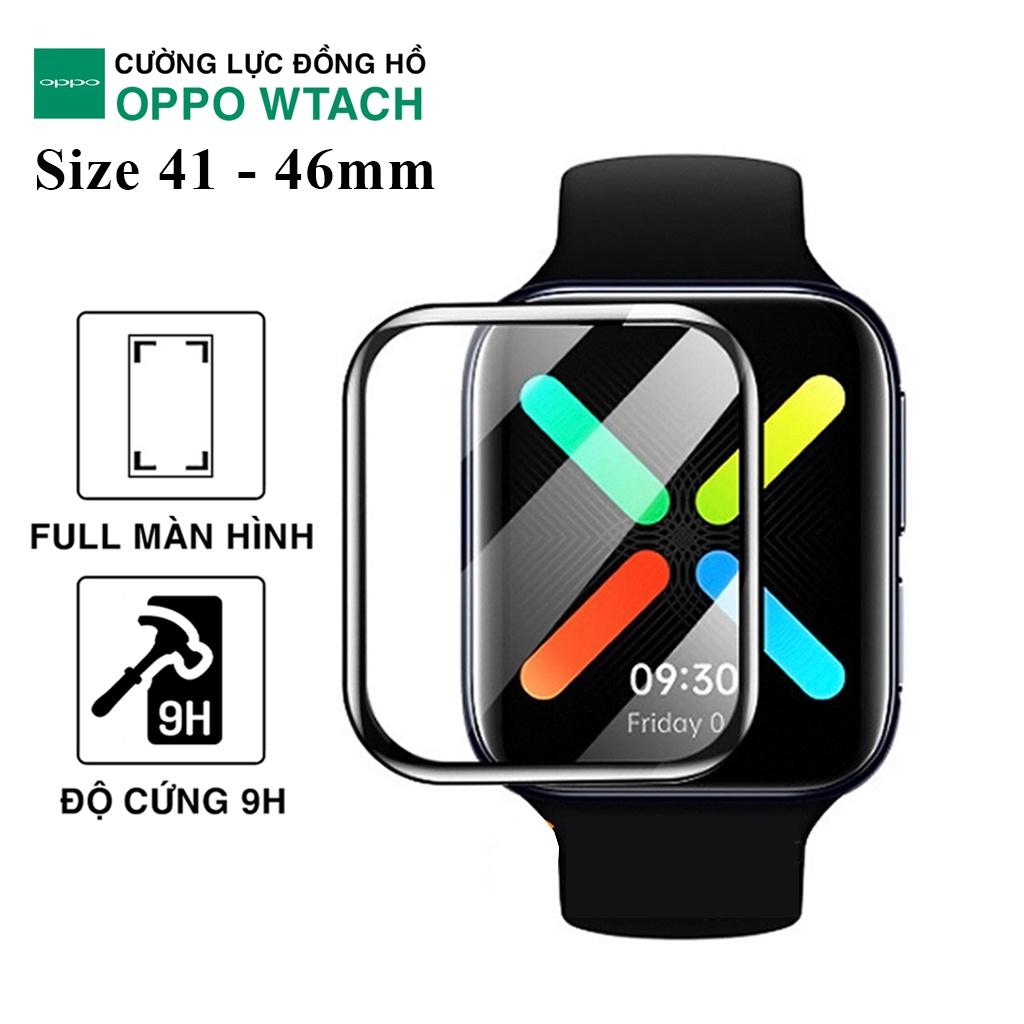 Kính cường lực Dành Cho oppo watch Dẻo Size 41 mm 46mm full màn trong suốt bảo vệ màn hình đồng hồ