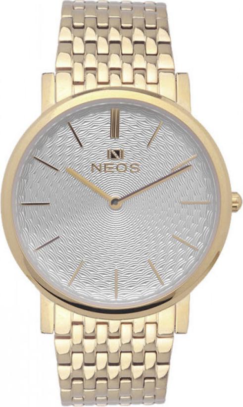 Đồng hồ NEOS N-40577M dây thép vàng (nam)