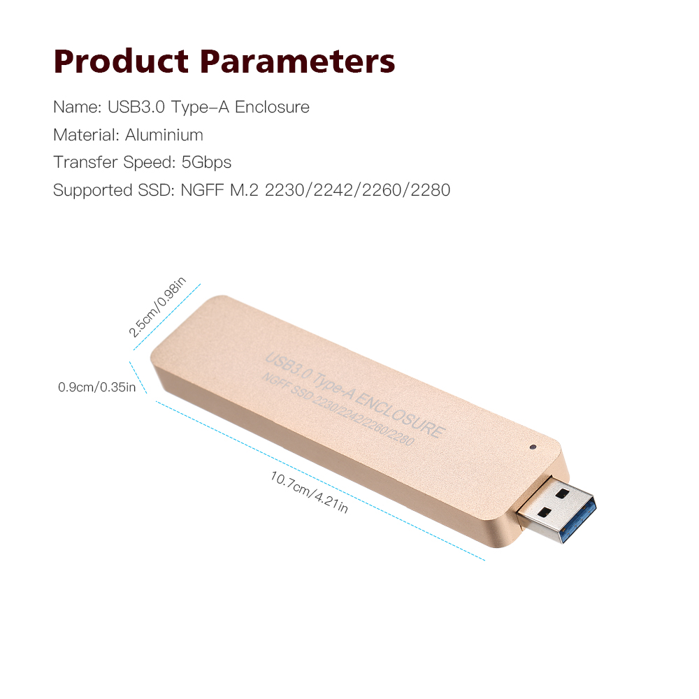 Ổ Cứng NGFF Có Thể Thu Vào SSD 3.0 Loại A M.2 SATA