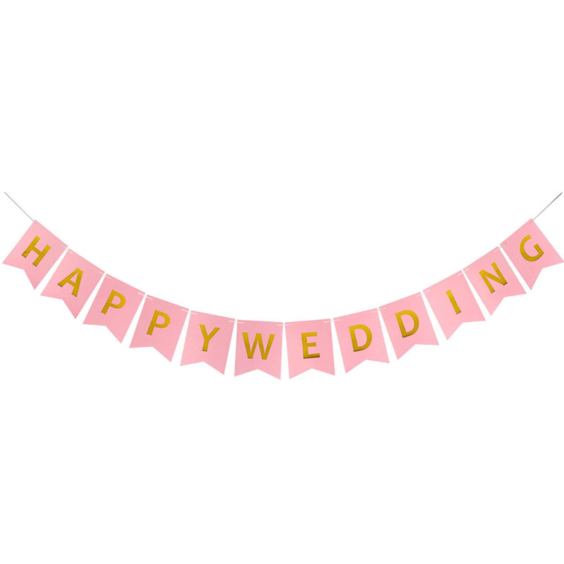 Dây treo Banner Happy Wedding