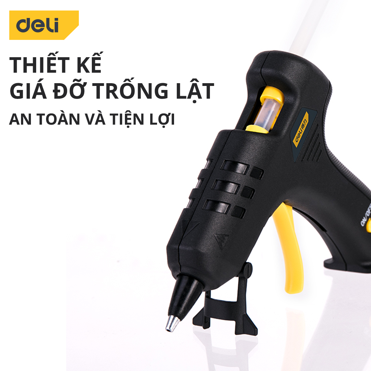 Thiết Bị Máy Bắn Keo Deli Cao Cấp Chính Hãng Công Suất Lớn 40W - Nhỏ Gọn, An Toàn Sử Dụng - Thiết Kế Hiện Đại - DL402040