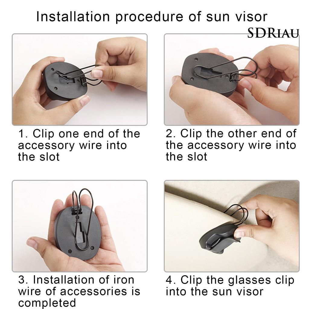 Kẹp Giữ Mắt Kính Trên Xe Hơi Tiện Dụng