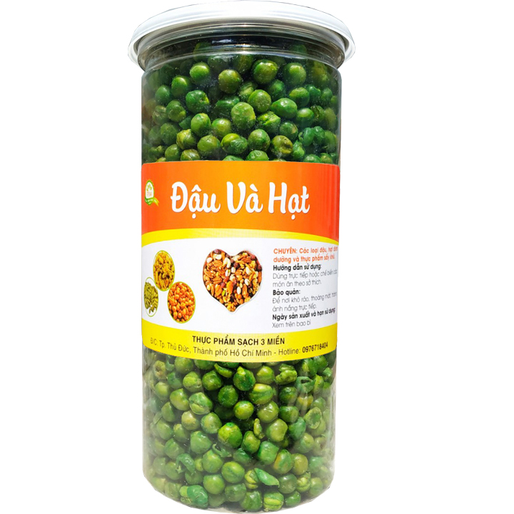 ĐẬU HÀ LAN MUỐI ĐẶC BIỆT TÂN LỘC PHÁT (HŨ PET 400G)